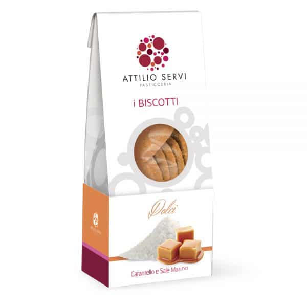 Biscotti artigianali caramello e sale marino Attilio Servi