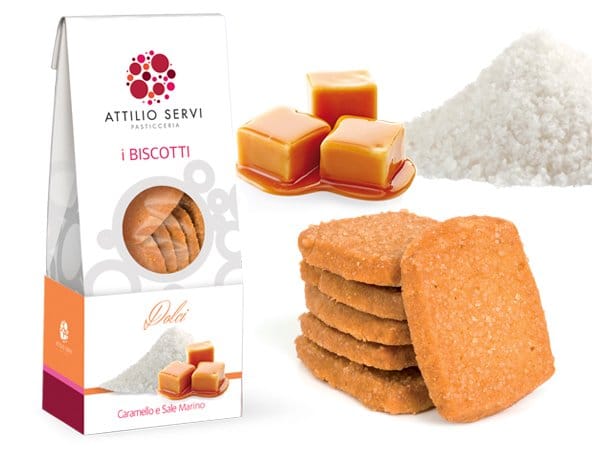 Biscotti caramello e sale marino Attilio Servi