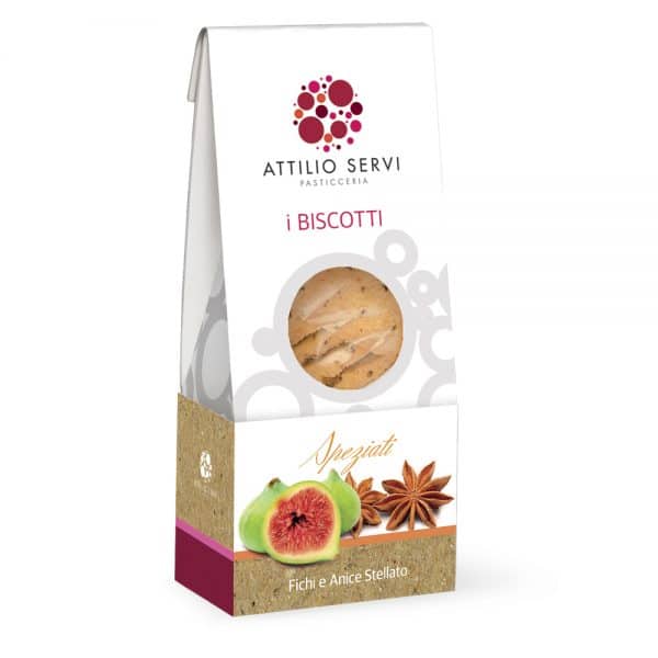 Biscotti speziati artigianali con fichi e anice stellato Attilio Servi
