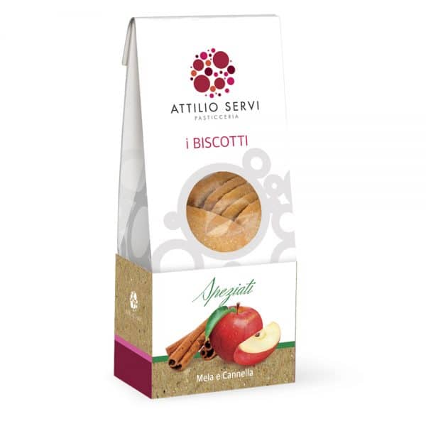Biscotti artigianali speziati mela e cannella Attilio Servi