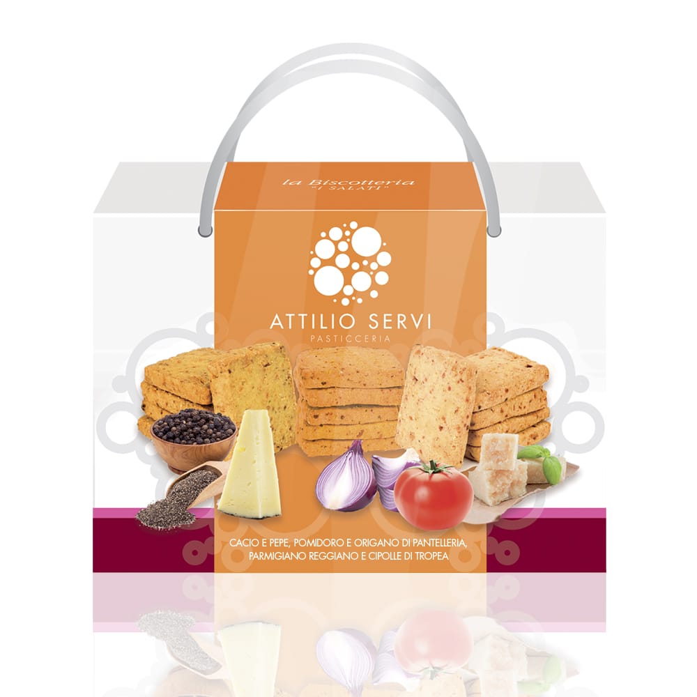 Shopper con biscotteria salata Attilio Servi