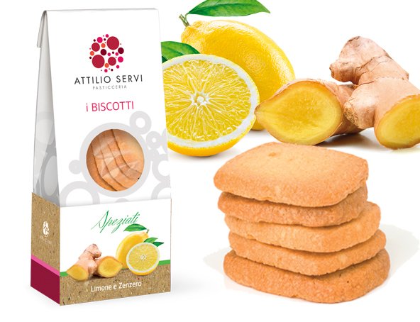 Biscotti speziati limone e zenzero Attilio Servi