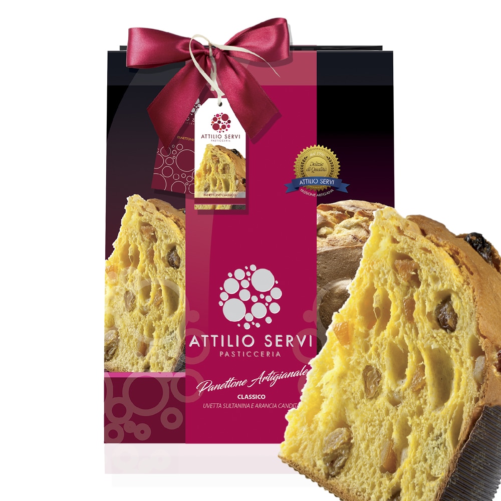 Panettone artigianale classico Attilio Servi