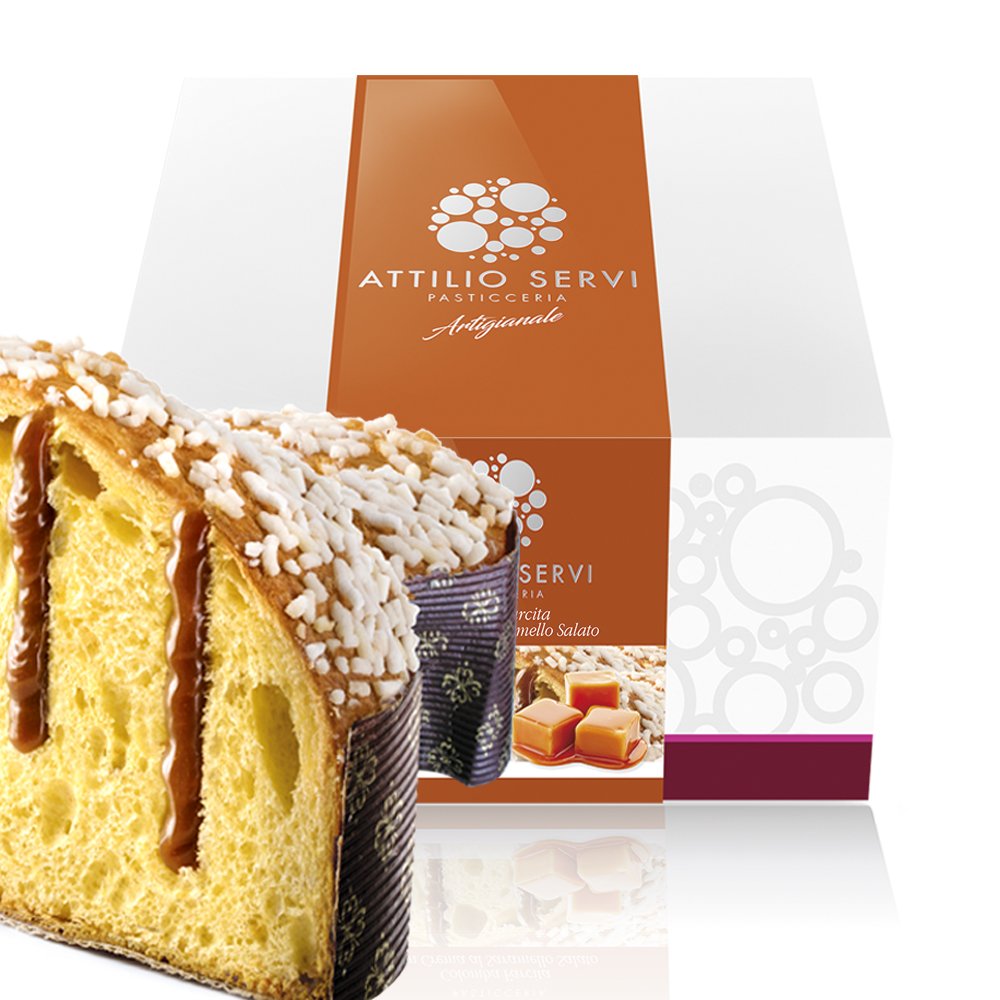 Colomba artigianale con caramello salato Attilio Servi