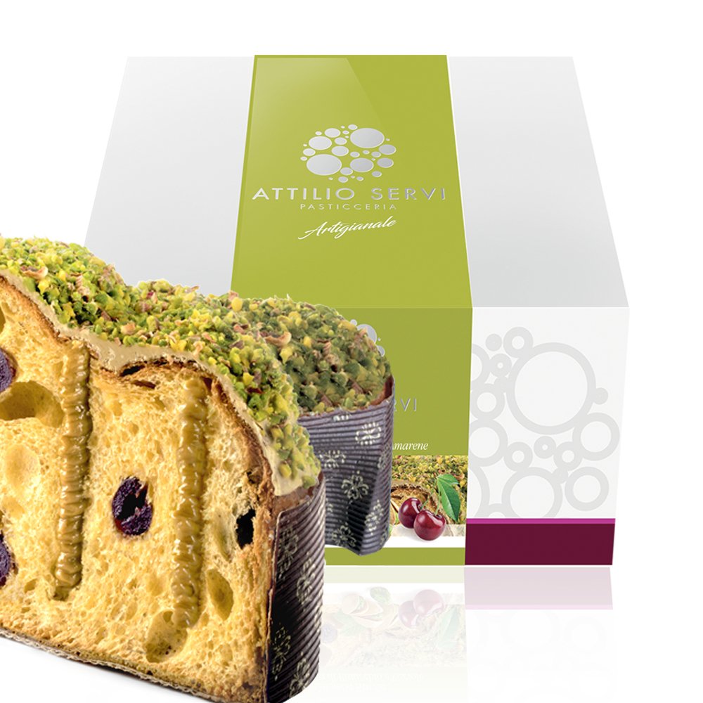 Colomba artigianale con pistacchio e amarene Attilio Servi